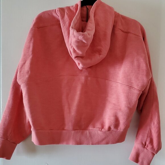 Sweaty Betty size M coral hoodie - Picture 2 of 4